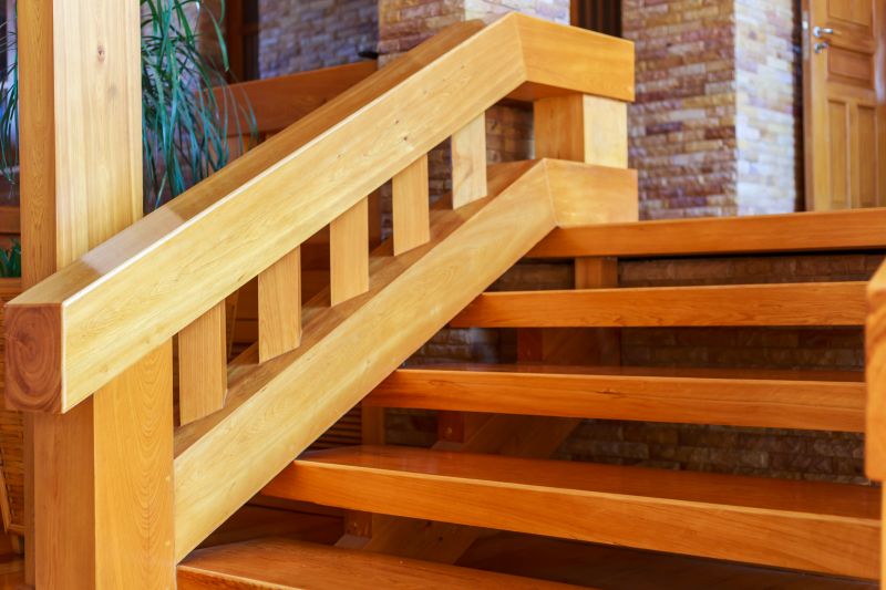 Finished Wooden Staircase