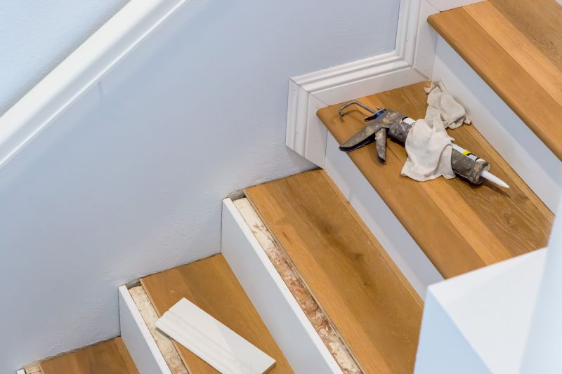 Wood Stairs Repair Process