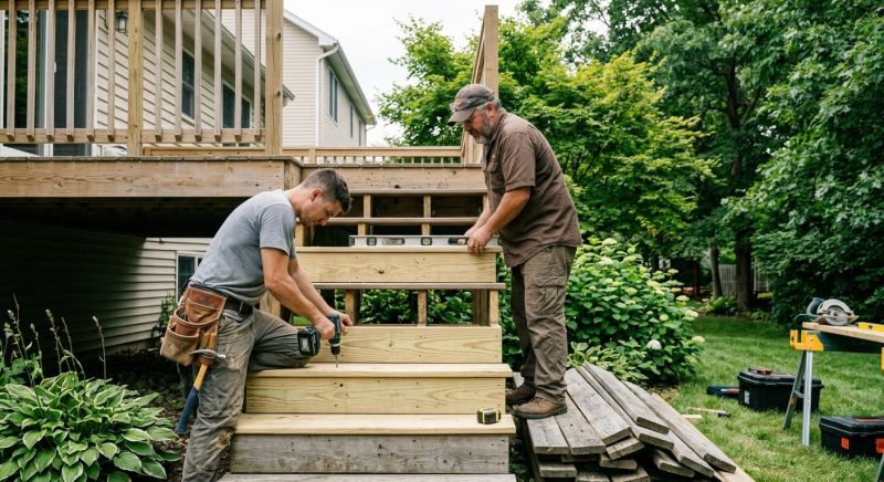 Wood Stairs Repair Service